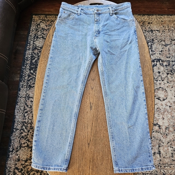 WRANGLER FIVE STAR PREMIUM DENIM RELAXED FIT JEAN Size Men's 36x29 - Picture 3 of 10